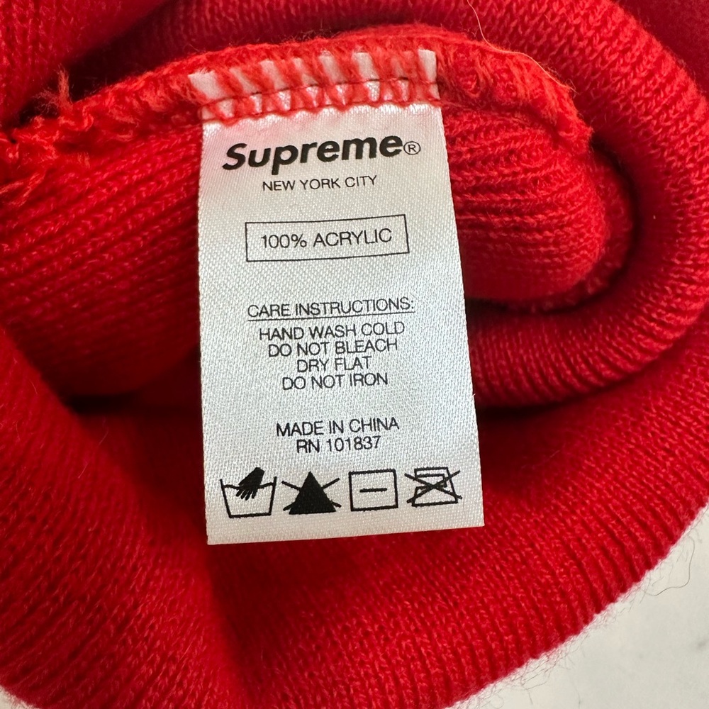 (Mint Condition) Supreme Classic Script Beanie Fw… - image 2